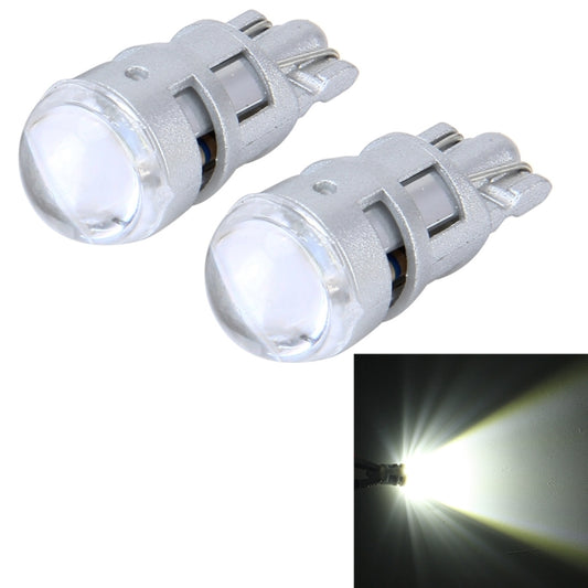 10 PCS T10 1W 50LM Car Clearance Light with SMD-3030 Lamp, DC 12V(White Light) - Clearance Lights by buy2fix | Online Shopping UK | buy2fix