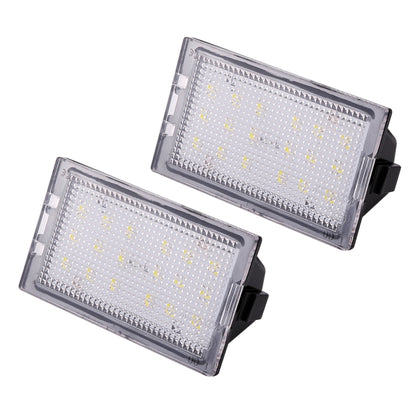 2 PCS DC 12V 3W 150LM 6000K LED License Plate Light 18LEDs SMD-3528 Bulbs Lamps for Land Rover - License Plate Lights by buy2fix | Online Shopping UK | buy2fix