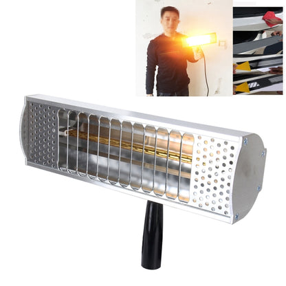 1000W Handheld Heat Light Infrared Dryer Spray Paint Heating Curing Lamp Baking Booth Heater, Cable Length: 2m EU Plug - Heating Cups by buy2fix | Online Shopping UK | buy2fix