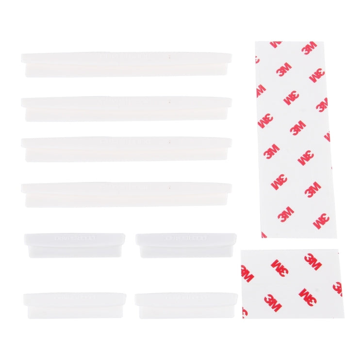 FR JG-031 8 PCS Rubber Car Side Door Edge Protection Guards Cover Trims Stickers(White) - Anti Collision Sticker by buy2fix | Online Shopping UK | buy2fix