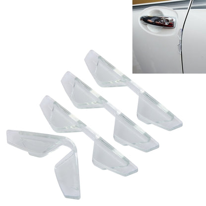 3R 3R-2107 4 PCS Rubber Car Side Door Edge Free Bending Protection Guards Cover Trims Stickers(Transparent) - Anti Collision Sticker by buy2fix | Online Shopping UK | buy2fix