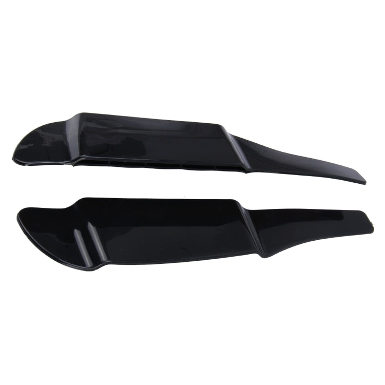 2 PCS Car Auto Universal Rubber Reversing Rearview Mirror Rain Baffle Plate (Black) - Convex Mirror & Accessories by buy2fix | Online Shopping UK | buy2fix