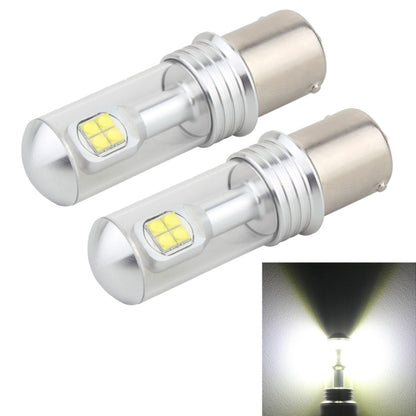 2 PCS  1156/BA15S 40W 800 LM 6000K Car Turn Light Backup Light Brake Light with 8 Lamps, DC 12V(White Light) - Arrow Turn Lights by buy2fix | Online Shopping UK | buy2fix