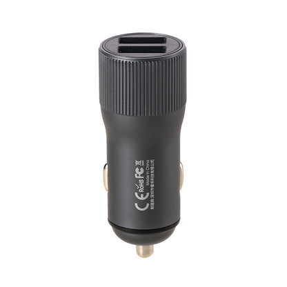 REMAX RCC221 Retour Series QC3.0 Dual USB Car Charger(Tarnish) - In Car by REMAX | Online Shopping UK | buy2fix