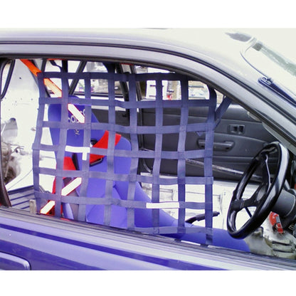 Universal Nylon Car Window Net Car Rally Racing Safety Collision Mesh, Size: 60 x 50cm(Red) - In Car by buy2fix | Online Shopping UK | buy2fix