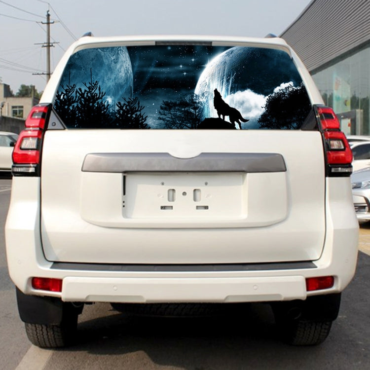 Wolverine Pattern Horror Series Car Rear Window Decorative Sticker, Size: 135 x 36cm -  by buy2fix | Online Shopping UK | buy2fix