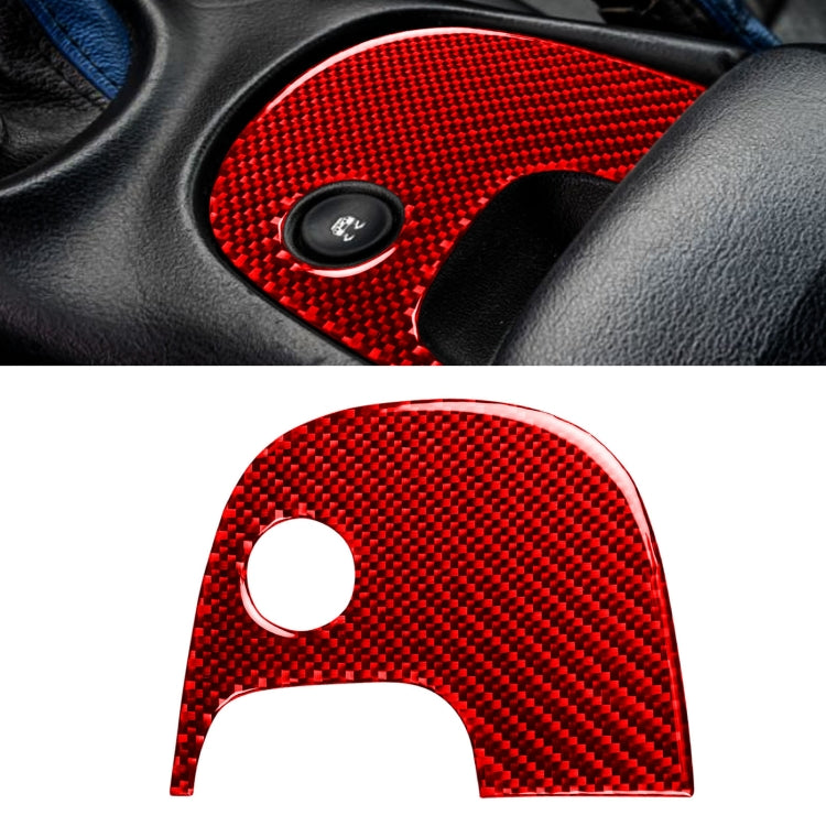 Carbon Fiber Car Lower Console Sticker for Chevrolet Corvette C5 1998-1999, Left Drive(Red) - In Car by buy2fix | Online Shopping UK | buy2fix