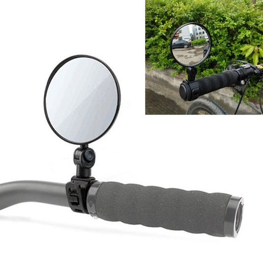 Universal 360 Rotate Adjustable Bicycle Rearview Handlebar Wide-angle Convex Mirror Cycling Rear View Mirror - View Mirrors by buy2fix | Online Shopping UK | buy2fix