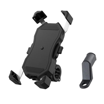 Motorcycle / Bicycle Semi-automatic Contraction Fixing Bracket Phone Holder -  by buy2fix | Online Shopping UK | buy2fix