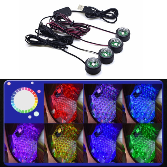 Universal Car  LED Atmosphere Lights Emergency Foot Light Ordinary Version -  by buy2fix | Online Shopping UK | buy2fix