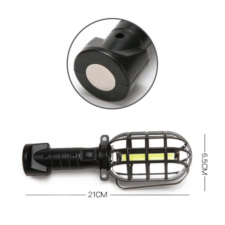 Car Work Maintenance Lamp Inspection Light Grid Outdoor Camping Lamp(Black) - In Car by buy2fix | Online Shopping UK | buy2fix