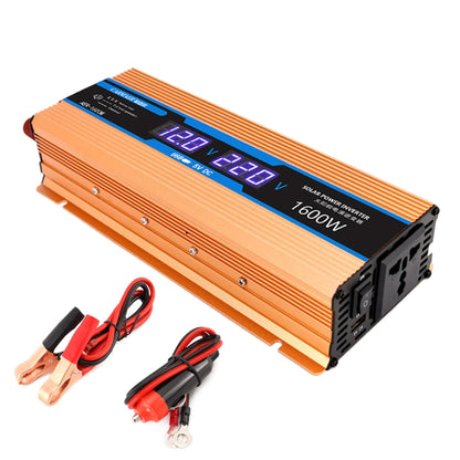 Carmaer 12V to 220V 1600W Car Multi-function Double Digital Display Inverter Household Power Converter - In Car by buy2fix | Online Shopping UK | buy2fix