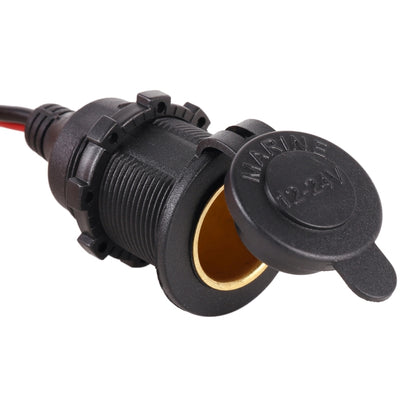 Car Cigarette Lighter Female Socket Plug Connector with Cover - In Car by buy2fix | Online Shopping UK | buy2fix