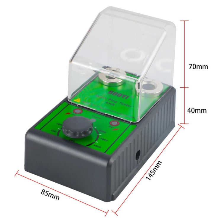 DUOYI DY28 Car Double Hole Spark Plug Tester, US Plug - In Car by buy2fix | Online Shopping UK | buy2fix