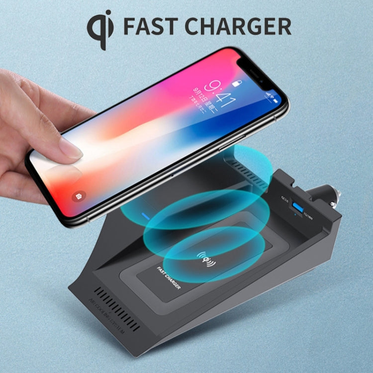 HFC-1042 Car Qi Standard Wireless Charger 10W Quick Charging for Nissan Sylphy 2020-2022, Left Driving - In Car by buy2fix | Online Shopping UK | buy2fix