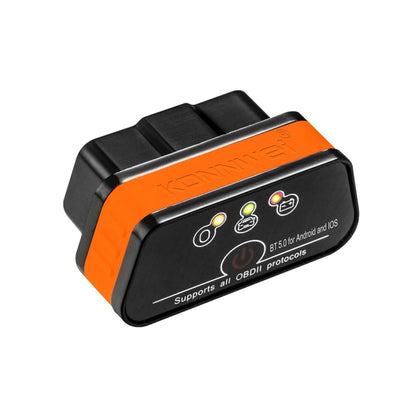 KONNWEI KW901 Android Phone OBD2 Car Bluetooth 5.0 Diagnostic Scan Tools(Orange) - In Car by KONNWEI | Online Shopping UK | buy2fix