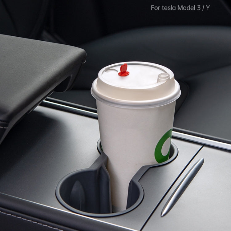 SHUNWEI SD-1054 Car Water Cup Holder for Tesla Model 3 / Y(Black) - In Car by SHUNWEI | Online Shopping UK | buy2fix