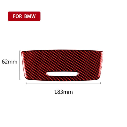 For BMW 3 Series E90 Carbon Fiber Car Ashtray Panel Decorative Sticker (Red) - In Car by buy2fix | Online Shopping UK | buy2fix