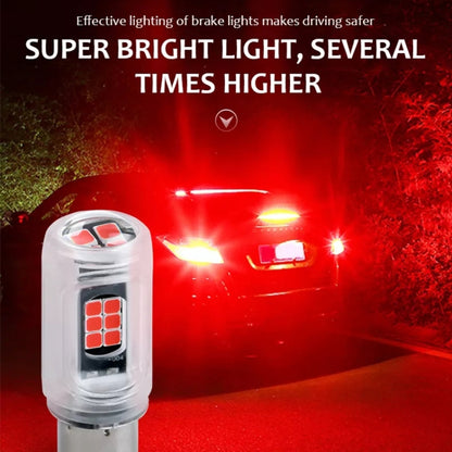 2pcs 1156 DC12V / 2.16W / 0.18A / 480LM Car LED Turn Signal Light(Yellow Light) - In Car by buy2fix | Online Shopping UK | buy2fix