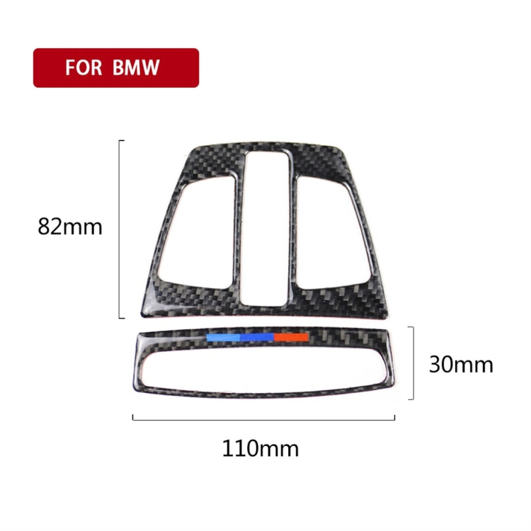 Three Color Carbon Fiber Car Reading Light Panel Decorative Sticker for BMW F20 2012-2017 / F30 / F34 / F32 2013-2017 / X5 2014-2017 / X6 2015-2017 / X1 2016-2017 -  by buy2fix | Online Shopping UK | buy2fix