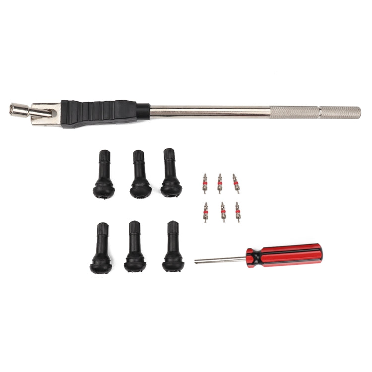 Tire Removal Tool Set TR413 + Tire Valve + Extractor for Car Trunk Motorcycles - In Car by buy2fix | Online Shopping UK | buy2fix