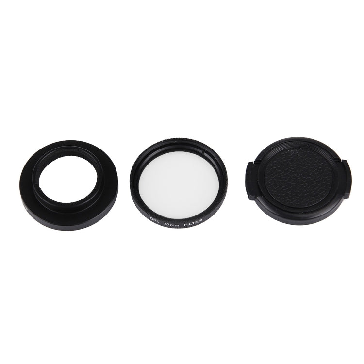 JUNESTAR for Xiaomi Xiaoyi Yi II 4K Sport Action Camera Proffesional 37mm CPL Filter + Lens Protective Cap - Lens Filter by JSR | Online Shopping UK | buy2fix