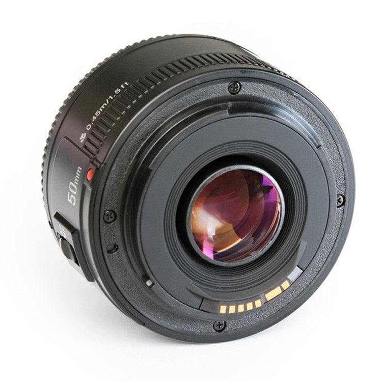 YONGNUO YN50MM F1.8N 1:2.8 Large Aperture AF Focus Lens for Nikon DSLR Cameras(Black) - Camera Accessories by YONGNUO | Online Shopping UK | buy2fix