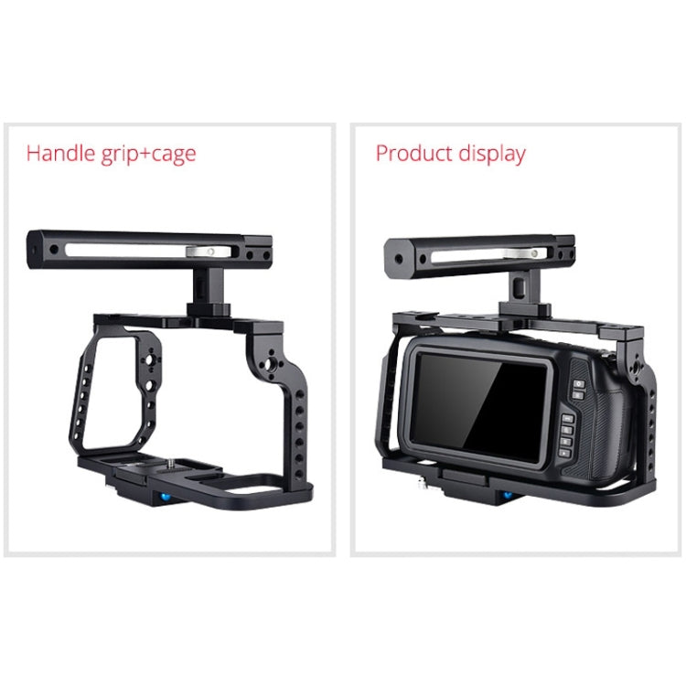 YELANGU C9-A YLG0911A Handle Video Camera Cage Stabilizer for DJI BMPCC 4K(Black) - Camera Accessories by YELANGU | Online Shopping UK | buy2fix