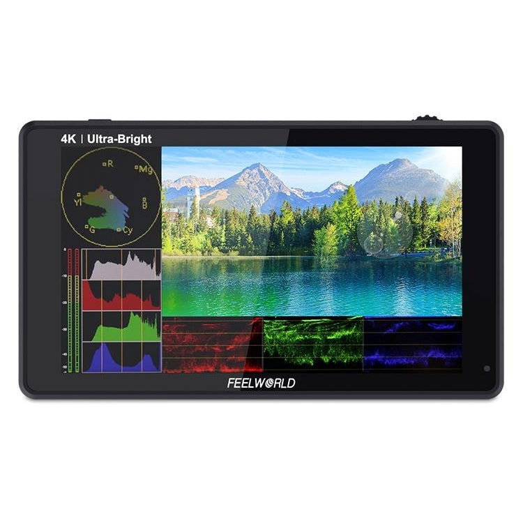 FEELWORLD LUT6S 1920x1080 2600 nits 6 inch IPS Screen HDMI 4K Touch Screen SDI HDI Camera Field Monitor - Camera Accessories by FEELWORLD | Online Shopping UK | buy2fix