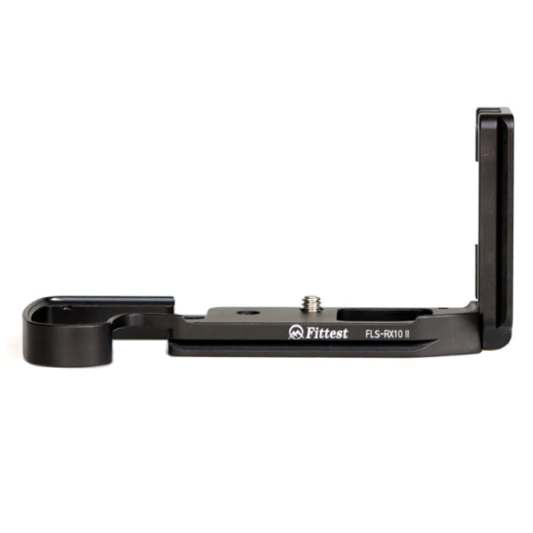 FITTEST FLS-RX10 II Vertical Shoot Quick Release L Plate Bracket Base Holder for Sony RX10M2 (Black) - L-Bracket by FITTEST | Online Shopping UK | buy2fix