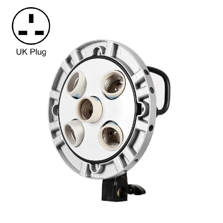 Godox TL-5 5 in 1 E27 Socket Tricolor Bulb Light Lamp Head Mount(UK Plug) -  by Godox | Online Shopping UK | buy2fix