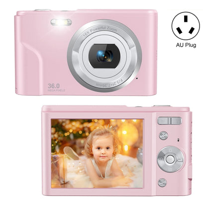 DC311 2.4 inch 36MP 16X Zoom 2.7K Full HD Digital Camera Children Card Camera, AU Plug (Pink) - Consumer Electronics by buy2fix | Online Shopping UK | buy2fix