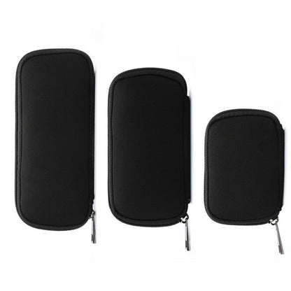 3 in 1 Neoprene U Disk Storage Bag Cover (Black) -  by buy2fix | Online Shopping UK | buy2fix