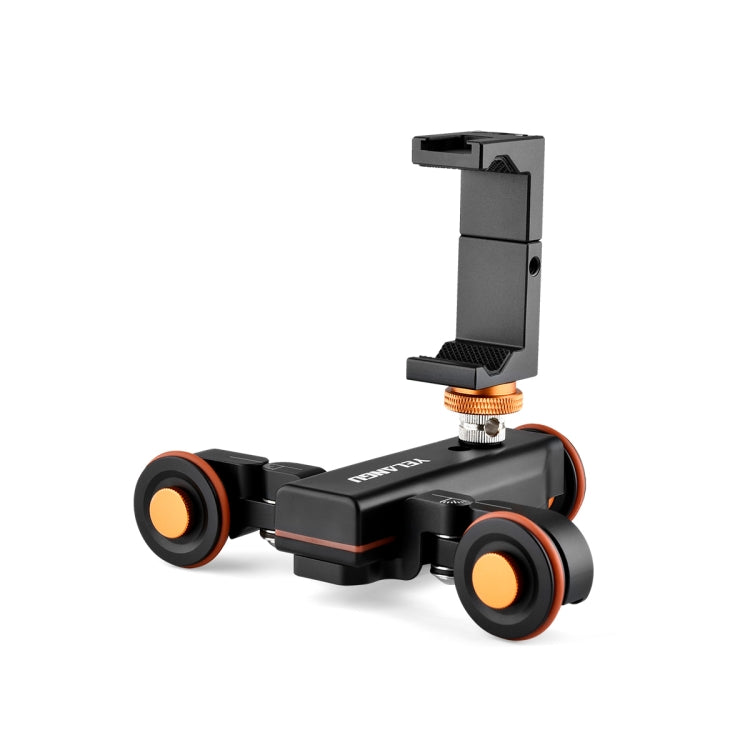 YELANGU L4X Camera Wheel Dolly + PC141 Phone Clamp with Remote, Load: 3kg - Camera Dolly by YELANGU | Online Shopping UK | buy2fix