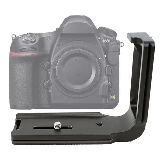 FITTEST FLN-D850 Vertical Shoot Quick Release L Plate Bracket Base Holder for Nikon D850(Black) - Camera Accessories by FITTEST | Online Shopping UK | buy2fix