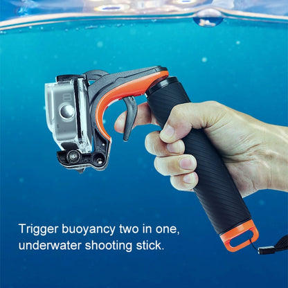 Shutter Trigger + Floating Hand Grip Diving Buoyancy Stick with Adjustable Anti-lost Strap & Screw & Wrench for GoPro HERO8 Black - Floating Grip & Ball by RUIGPRO | Online Shopping UK | buy2fix