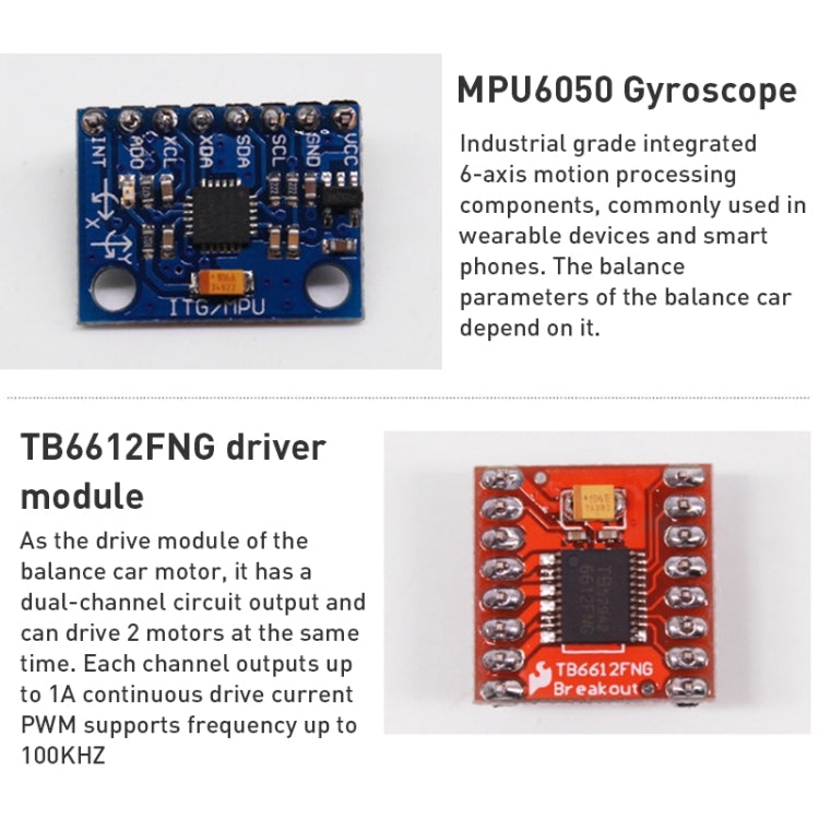 Yahboom STM32 Intelligent Two-wheel Single-chip Microcomputer Balance Car - Consumer Electronics by YAHBOOM | Online Shopping UK | buy2fix