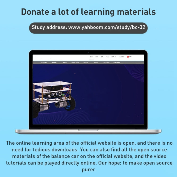 Yahboom STM32 Intelligent Two-wheel Single-chip Microcomputer Balance Car - Consumer Electronics by YAHBOOM | Online Shopping UK | buy2fix