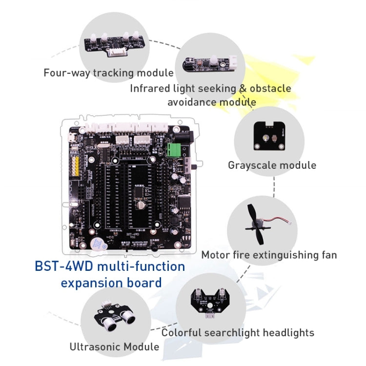 Yahboom STM32 4WD Smart Robot Car Bitbot - Consumer Electronics by YAHBOOM | Online Shopping UK | buy2fix