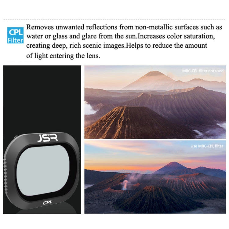 JSR Drone 5 in 1 UV+CPL+ND4+ND8+ND16 Lens Filter for DJI MAVIC 2 Pro - DJI & GoPro Accessories by JSR | Online Shopping UK | buy2fix