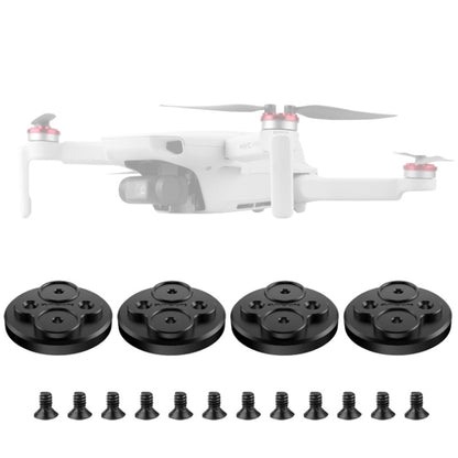 4 PCS Sunnylife Motor Metal Protection Cover for DJI Mini 2 (Black) - DJI & GoPro Accessories by Sunnylife | Online Shopping UK | buy2fix