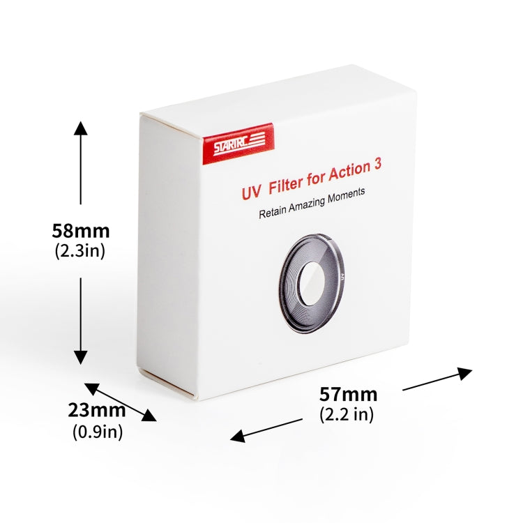 For DJI Action 3 STARTRC UV Lens Filter - DJI & GoPro Accessories by STARTRC | Online Shopping UK | buy2fix