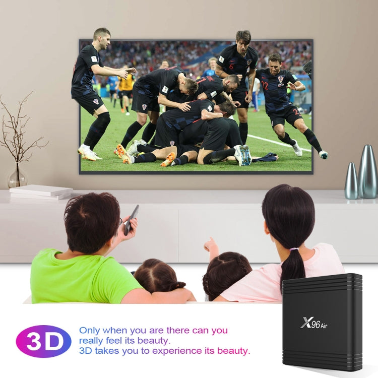 X96 Air 8K Smart TV BOX Android 9.0 Media Player with Remote Control, Quad-core Amlogic S905X3, RAM: 4GB, ROM: 64GB, Dual Band WiFi, Bluetooth, EU Plug - Consumer Electronics by buy2fix | Online Shopping UK | buy2fix