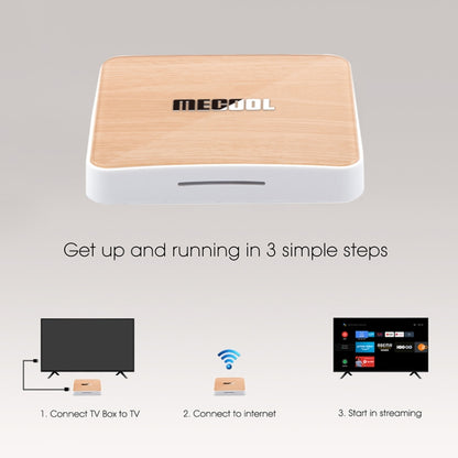 MECOOL KM6 4K Smart TV BOX Android 10.0 Media Player wtih Remote Control, Amlogic S905X4 Quad Core ARM Cortex A55, RAM: 4GB, ROM: 64GB, Support WiFi, Bluetooth, Ethernet, AU Plug - Consumer Electronics by MECOOL | Online Shopping UK | buy2fix