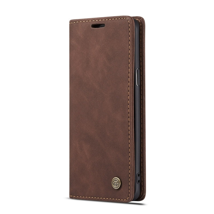 CaseMe-013 Multifunctional Retro Frosted Horizontal Flip Leather Case with Card Slot & Holder & Wallet for Galaxy S9(Coffee) - Galaxy Phone Cases by CaseMe | Online Shopping UK | buy2fix