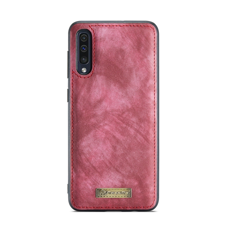 CaseMe-008 For Samaung Galaxy A30S／A50S／A50 Detachable Multifunctional Flip Leather Case (Red) - Galaxy Phone Cases by CaseMe | Online Shopping UK | buy2fix