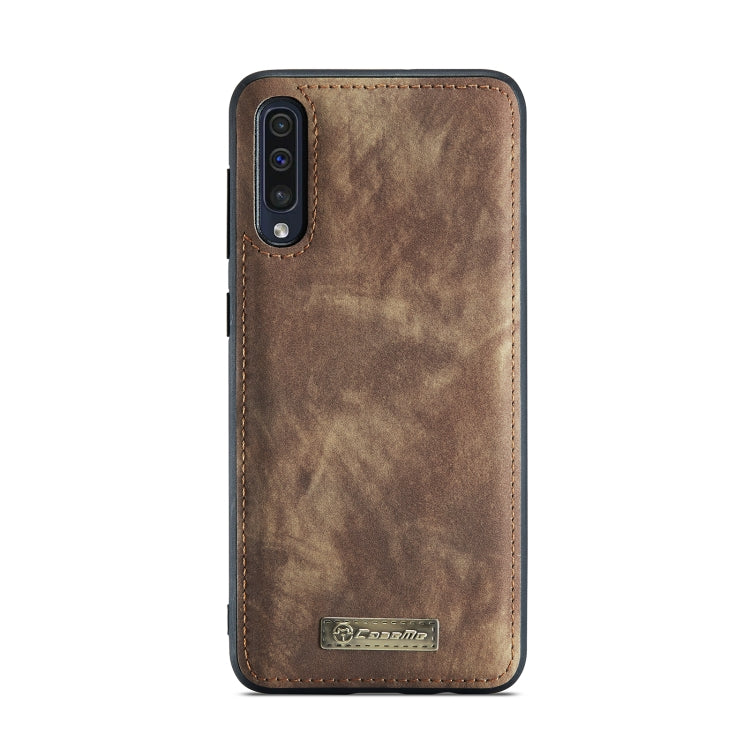 CaseMe-008 For Samaung Galaxy A30S／A50S／A50 Detachable Multifunctional Flip Leather Case (Brown) - Galaxy Phone Cases by CaseMe | Online Shopping UK | buy2fix