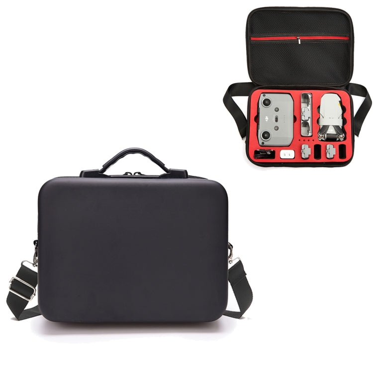 LS4456 Portable Drone PU Shoulder Storage Bag Handbag for DJI Mavic Mini 2(Black + Red Liner) - DJI & GoPro Accessories by buy2fix | Online Shopping UK | buy2fix