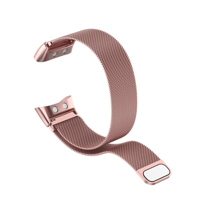 For Garmin Forerunner 45 / 45S / Swim 2 Milanese Watch Band(Rose Pink) - Smart Wear by buy2fix | Online Shopping UK | buy2fix