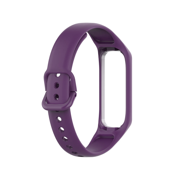 For Samsung Galaxy Fit 2 Silicone Watch Band(Purple) - Smart Wear by buy2fix | Online Shopping UK | buy2fix